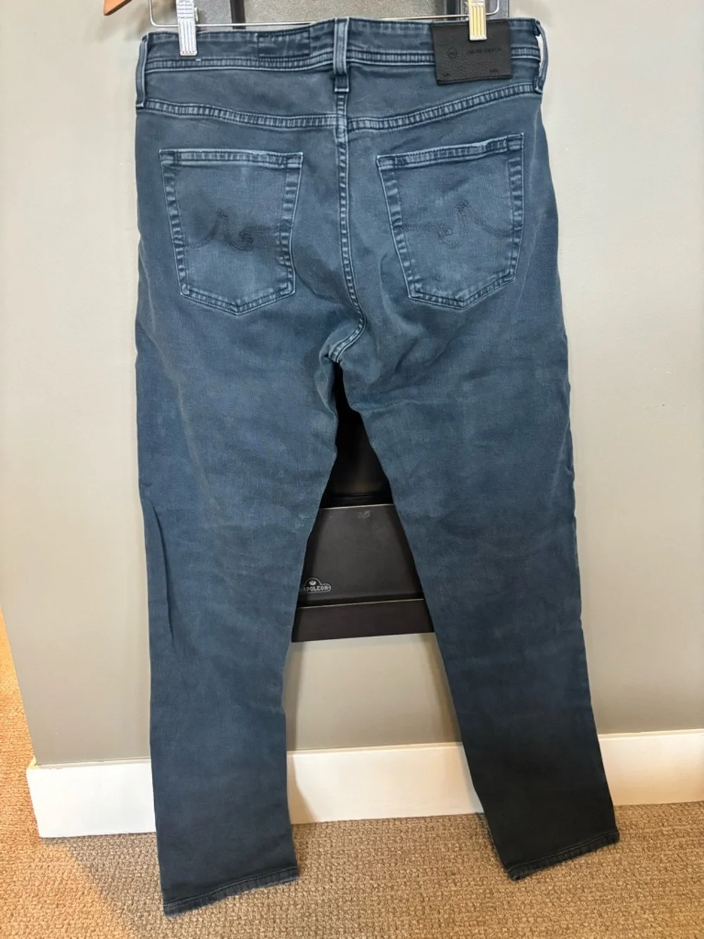 AG Adriano Goldschmied Tellis Slim Jeans Blue Stretch Denim Men’s 33x33​